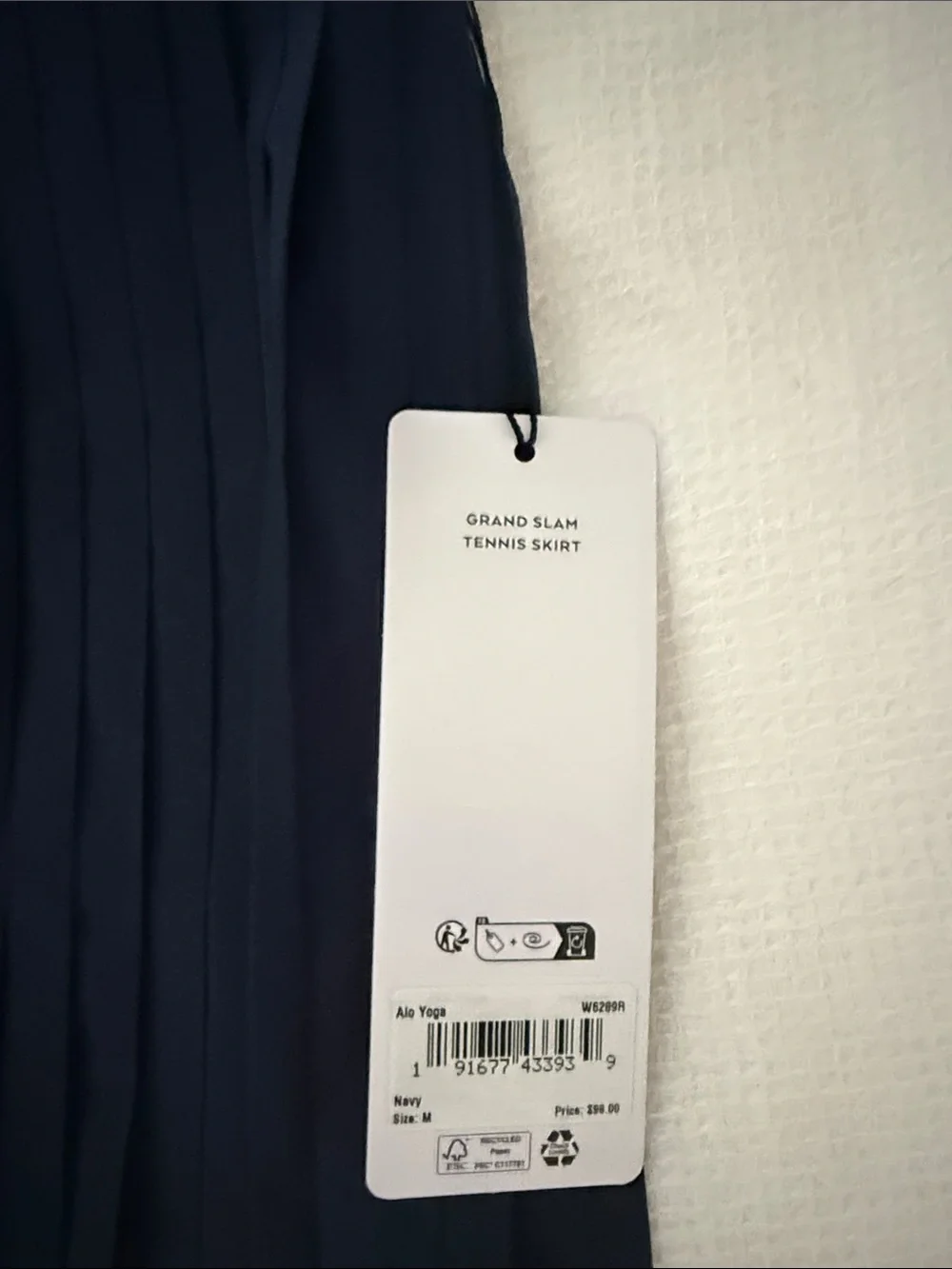 Women’s Navy Pleated Skirt - Brand Unspecified